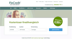 Desktop Screenshot of fincredit.de